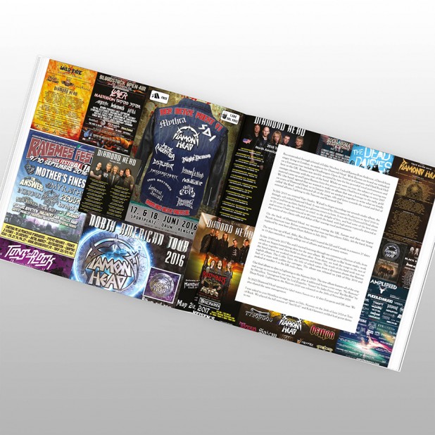 Diamond Head - The Illustrated History Deluxe Signed Edition Diamond Head - The Illustrated History Deluxe Signed Edition