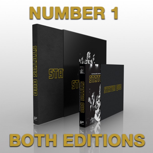 Portraits of Status Quo (Book Bundle - Number 1 of both editions) + FREE BADGE
