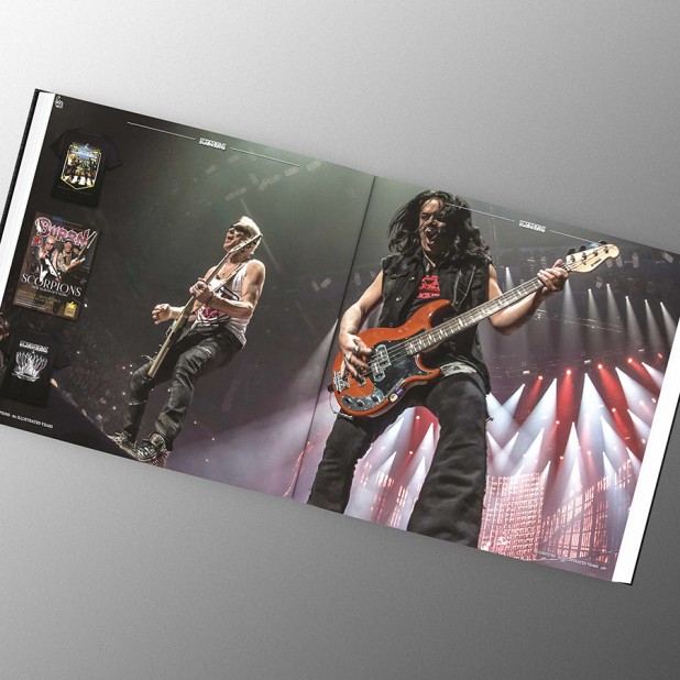 SCORPIONS - 60 ILLUSTRATED YEARS (SIGNED EPIC LEATHER & METAL EDITION)
