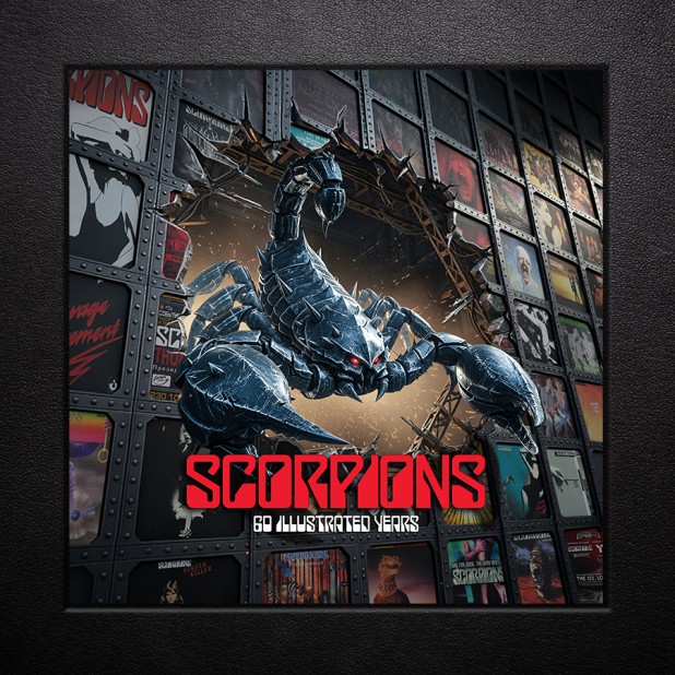 SCORPIONS - 60 ILLUSTRATED YEARS (SIGNED EPIC LEATHER & METAL EDITION)
