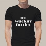 T-SHIRT AC/DC NO WUCKIN' FURRIES